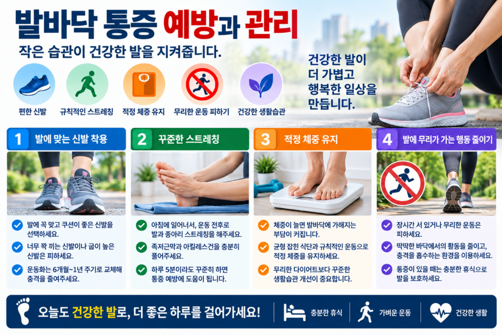 발바닥 찌릿하고 저리다면?|통증 위치로 알아보는 원인 7가지 예방