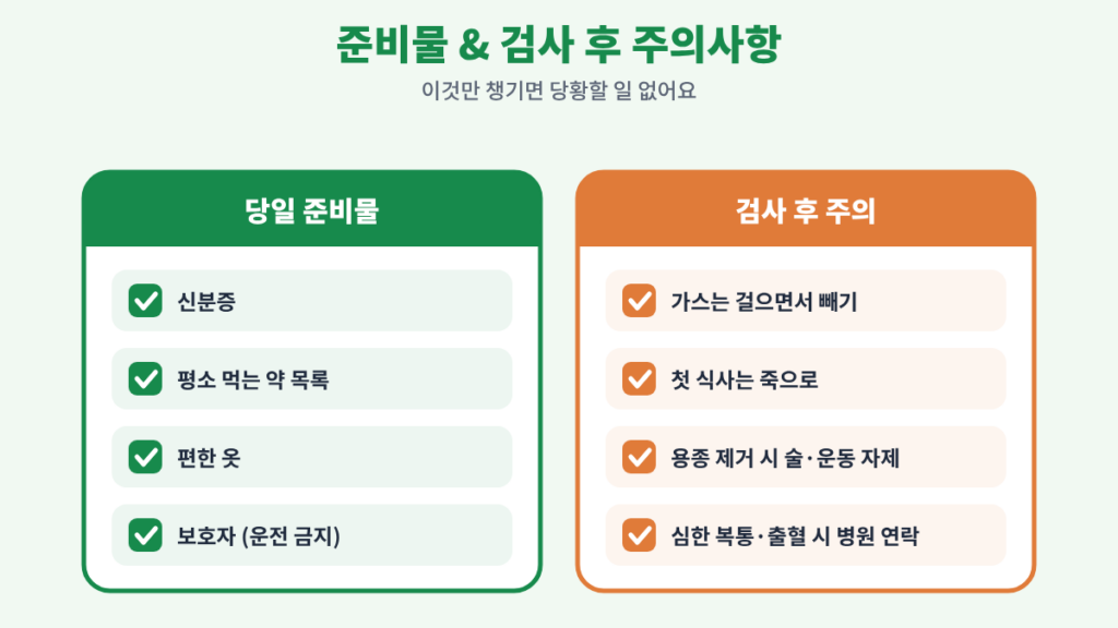 위·대장내시경 같은 날 처음 받아본 후기, 3일 전 식단부터 장정결제 알약까지 준비 총정리 wordpress 04 준비물주의사항